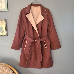 Vintage Misty Harbor reversible trench coat